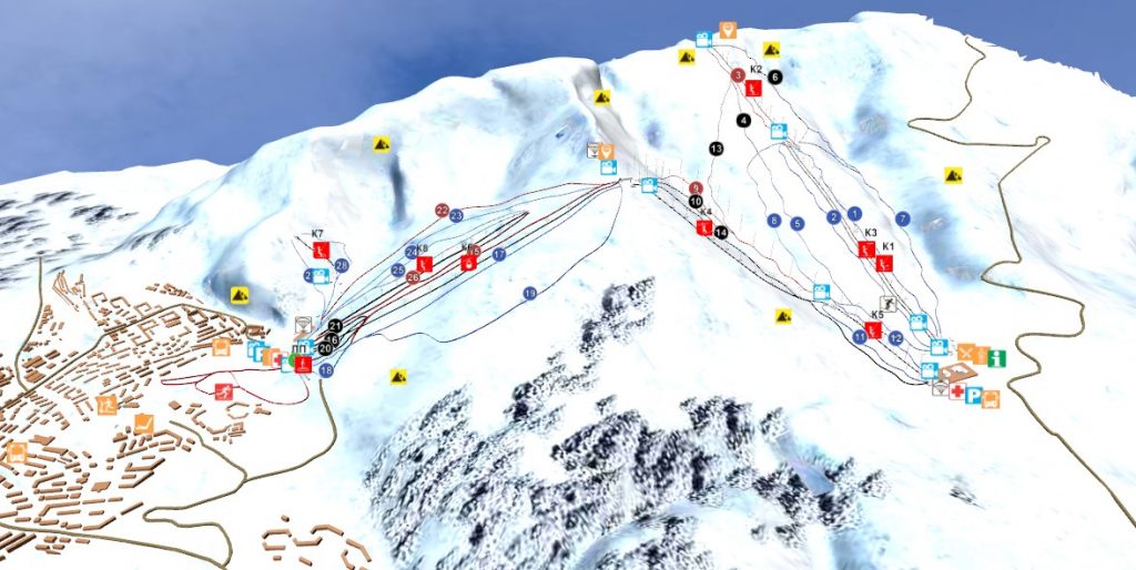 Большой вудъявр горнолыжный курорт схема трасс